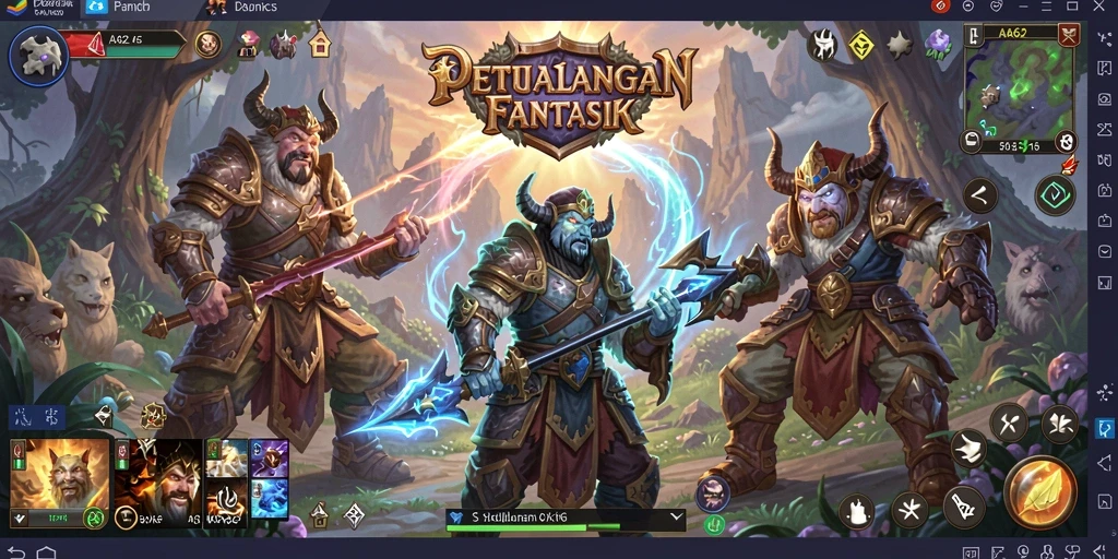 Tampilan gameplay AA62 yang menarik dan menawan.