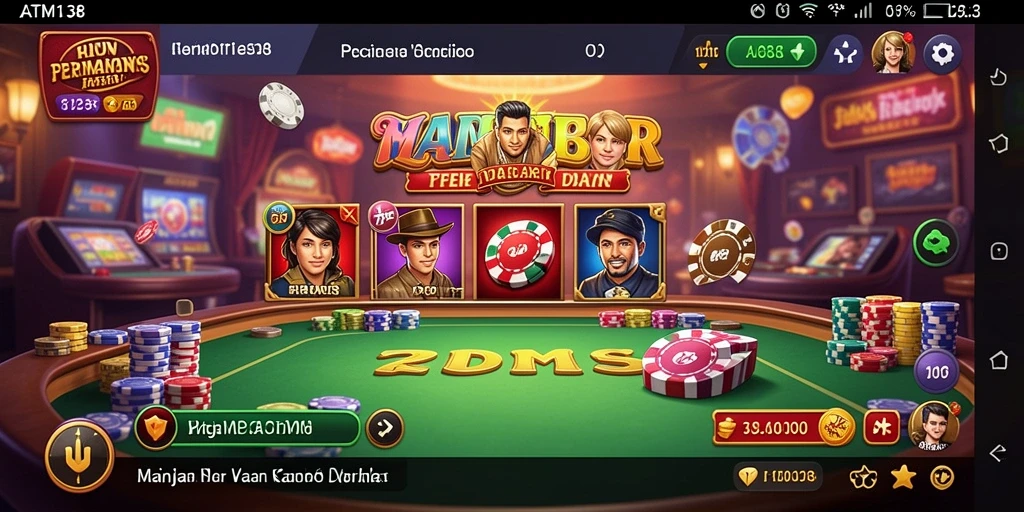 Screenshot utama ATM138 menampilkan gameplay Kasino yang menarik dan interaktif.