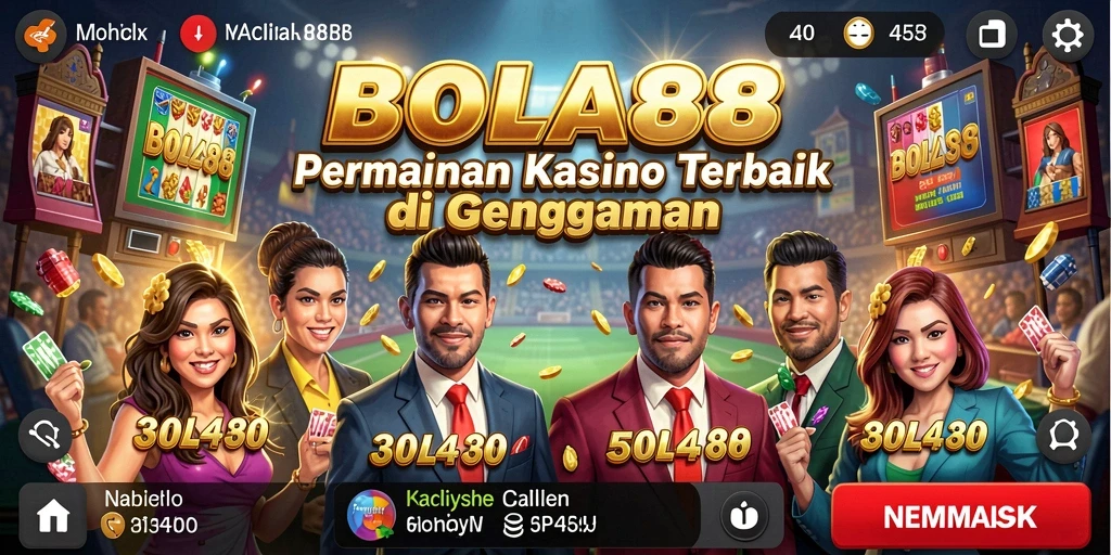Screenshot menarik dari gameplay Kasino BOLA88 yang seru.