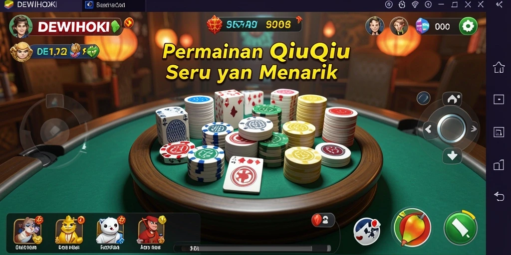 Tampilan gameplay QiuQiu yang menarik dan penuh aksi.