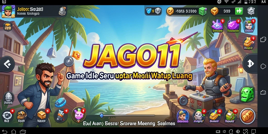 Tampilan gameplay JAGO11 yang menarik dengan elemen Idle.