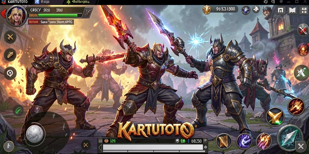 Tangkapan layar gameplay KARTUTOTO menunjukkan aksi seru dan grafis yang menawan.