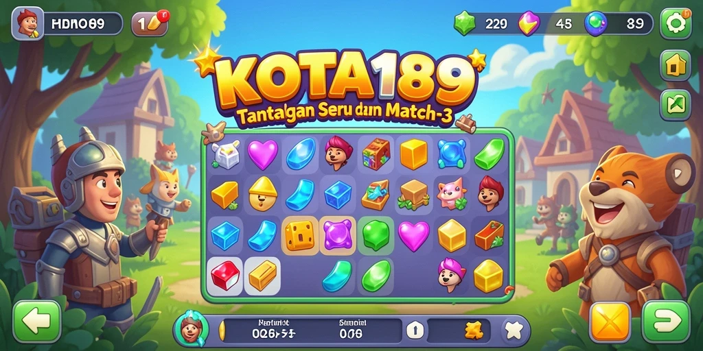 Tampilan gameplay seru dari KOTA189 dengan kombinasi item menarik.