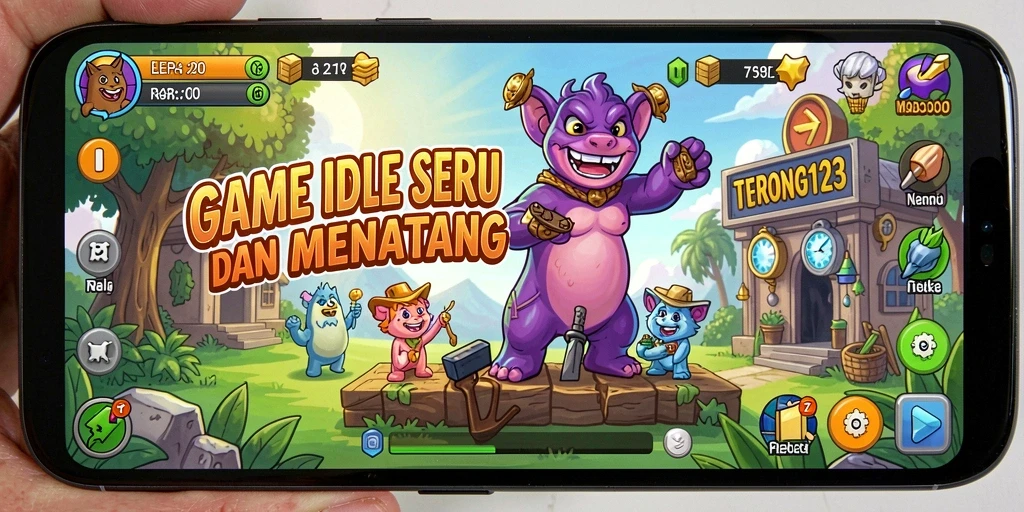 Tampilan gameplay <strong>TERONG123</strong> yang seru dengan kebun terong yang berkembang.