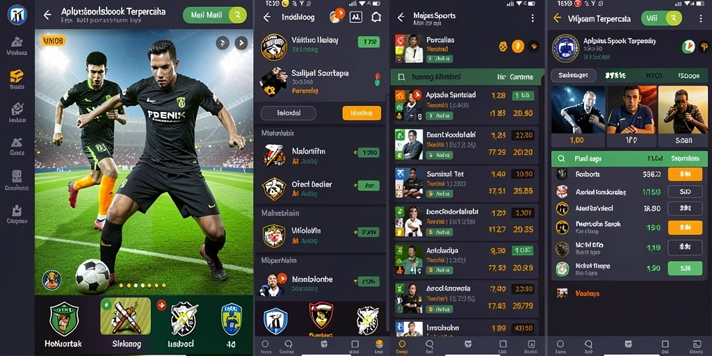 Tampilan interaktif gameplay Sportsbook yang menyenangkan.