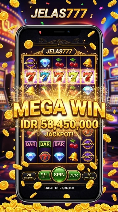 Screenshot antarmuka pengguna Jelas777 yang menawan.